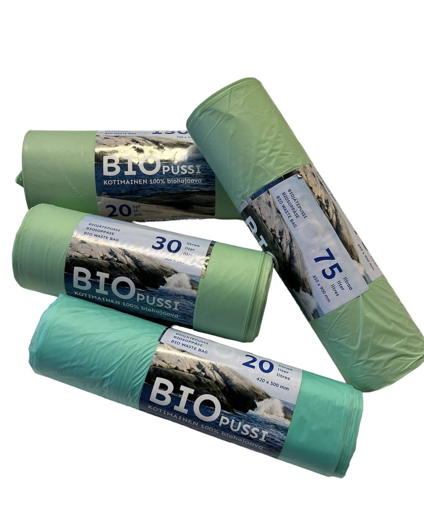 Biojätesäkki 35L 540mm x 510mm, 50kpl