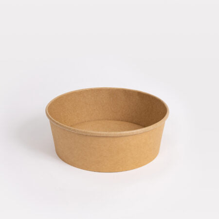 Salaattikulho ruskea ja kirkas kansi 1250ml, 300kpl