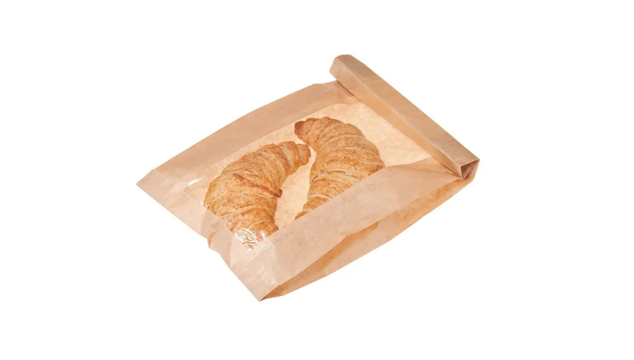 Paperipussi ruskea ikkunalla 18x6x33cm, 1000kpl / ltk