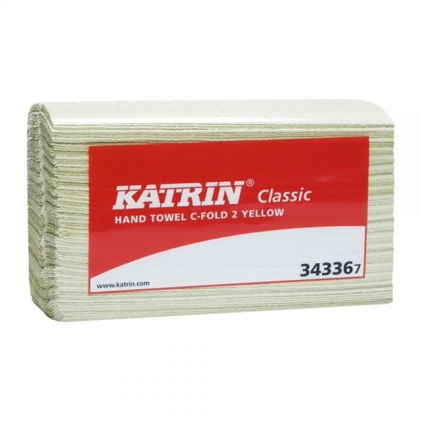 Käsipaperi Katrin Classic Keltainen C-Taite, 330 x 240mm, 1600kpl