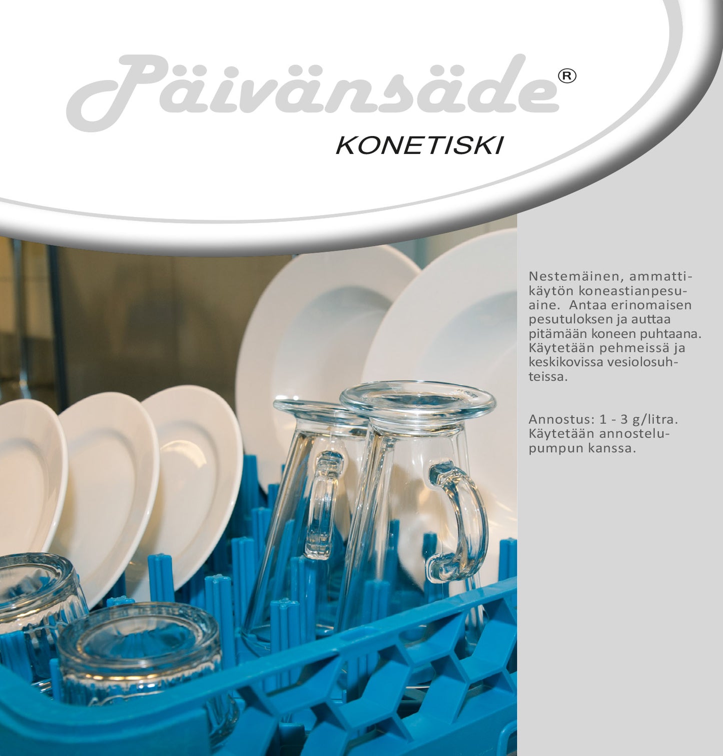 Päivänsäde konetiskiaine 20L, 25kg