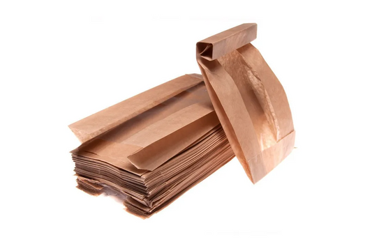 Paperipussi ruskea ikkunalla 12x5x24cm, 1000kpl / ltk