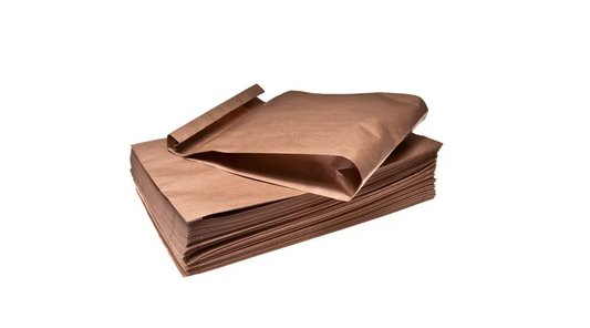 Paperipussi ruskea 23x10x45cm, 500kpl / ltk