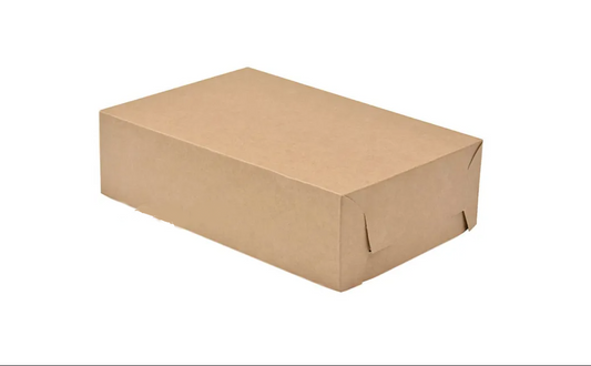 Leivosrasia kartonki 25x14,5x6cm rusk/valk, Nro 3, 200kpl