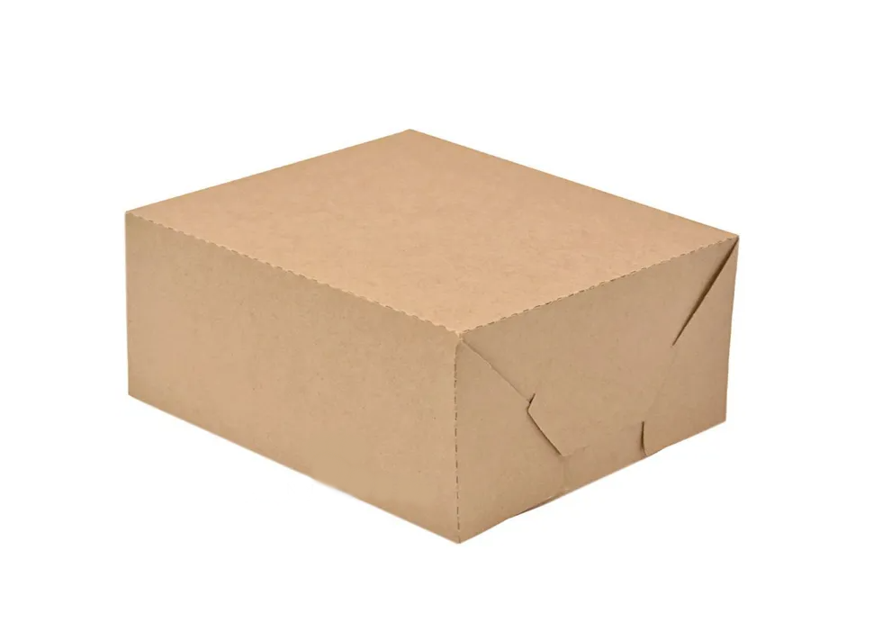 Leivosrasia kartonki 16x24x8cm rusk/valk, Nro 4, 200kpl