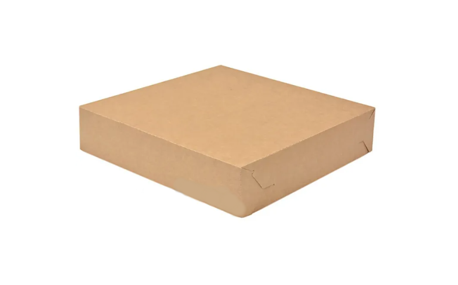 Leivosrasia kartonki 27,5x27,5x6cm rusk/valk Nro 6, 200kpl