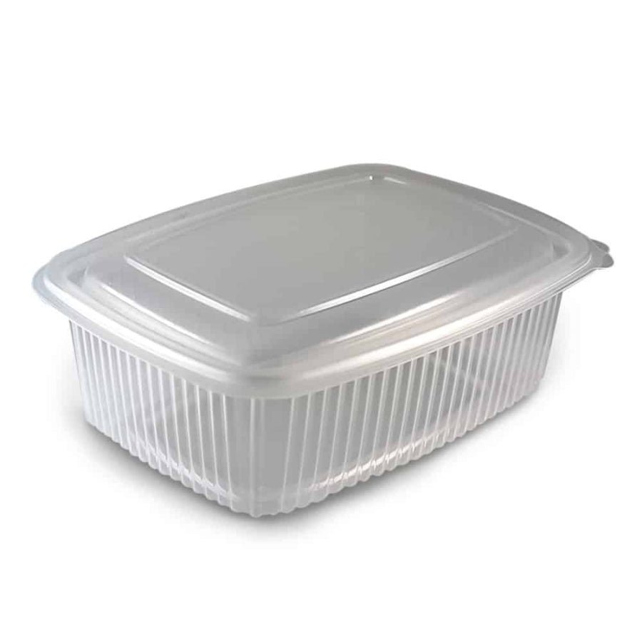 Ruokarasia liitetyllä kannella, 750ml, 190x145x60mm, 100kpl